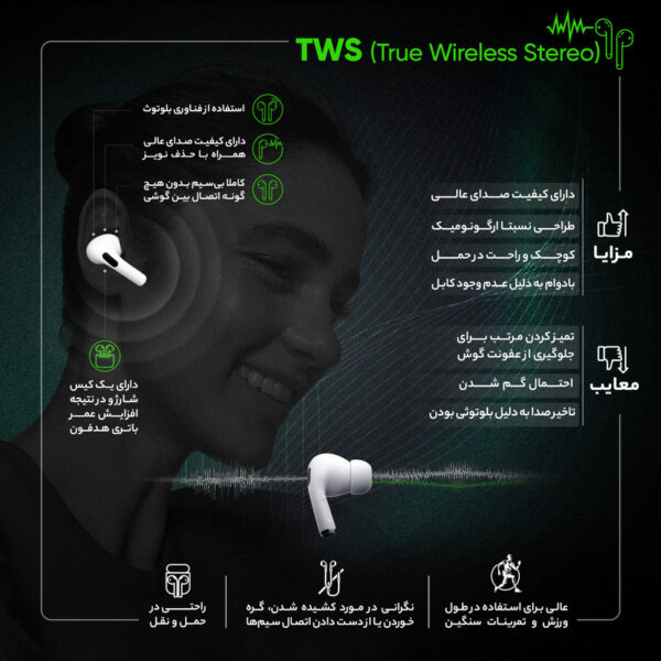 هدست بلوتوثی گیمینگ سامسونگ مدل TWS-S700 - Image 3