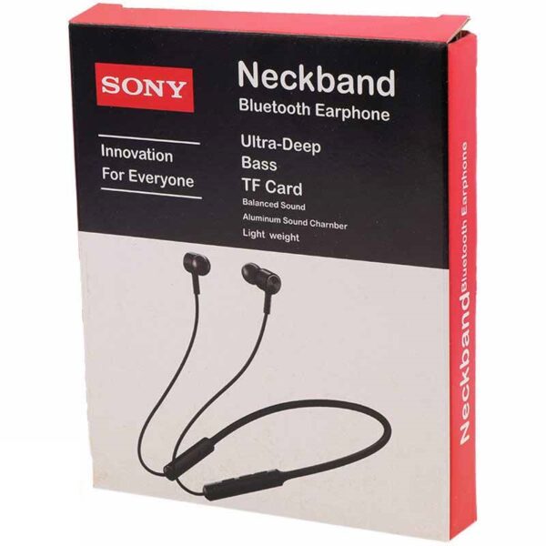 هندزفری بلوتوث دورگردنی و رم خور Sony s450 Wireless Handsfree - Image 2