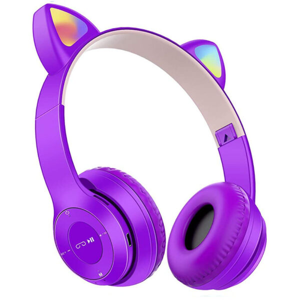 هدفون بلوتوثی Cat Ear P47M - Image 4