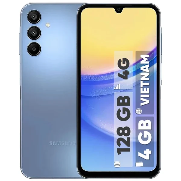 گوشی موبایل سامسونگ مدل Galaxy A15 دو سیم کارت ظرفیت 128 گیگابایت و رم 4 گیگابایت ویتنام